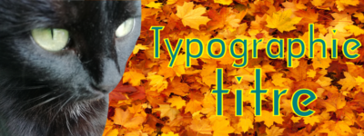 Typographie titre