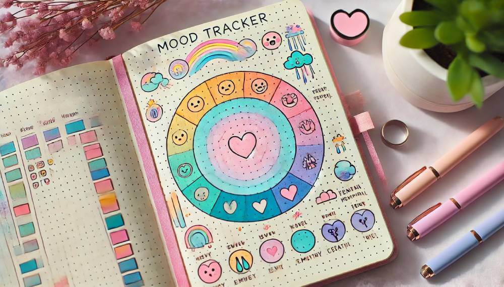 Mood tracker bullet journal