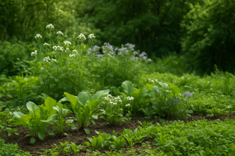Plantes pionnières en syntropie