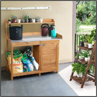 Table de rempotage pour potager sur balcon